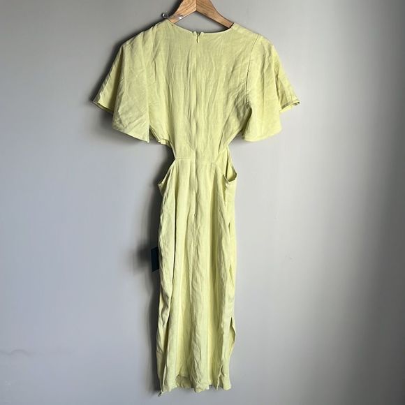 Lulu's Lime Midi Dress - Picture 7 of 9
